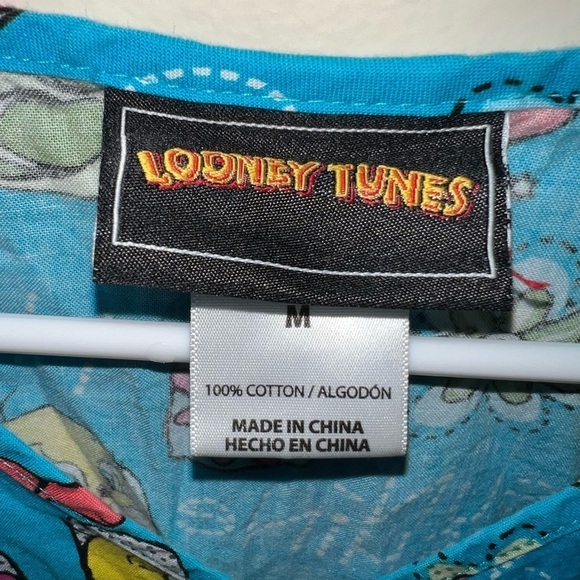 Looney Tunes Tweety Bird Cotton Scrub Shirt Size Medium - Picture 5 of 8